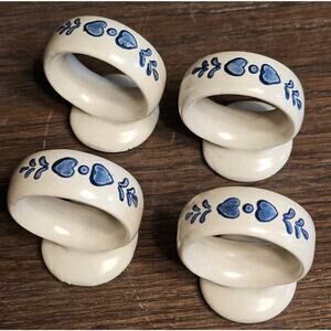 Vintage PFALTZGRAFF Yorktowne Set of 4 Napkin rings